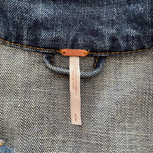Free people jacke denim size s - Picture 8 of 11